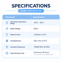 Vanne solénoïde micro à basse pression normalement fermée 6V 12V 24V CC, personnalisée, directement d'usine, pour contrôle pneumatique d'appareils de beauté