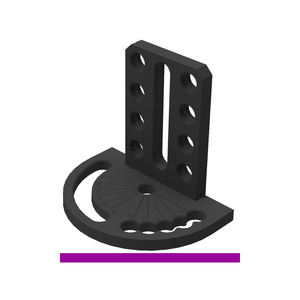 Transportador para zurdos SteelExpert GPPH 180x260x225mm, 25mm de espesor, agujeros de 28mm - Product Image 1