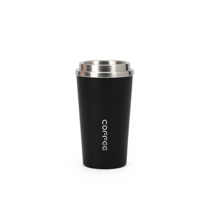 OEM ODM Bocal en verre Mason noir classique de 16 oz pour sublimation, pour bière, vin, café, eau, usage extérieur, avec couvercle en PP et paille - Product Image 1