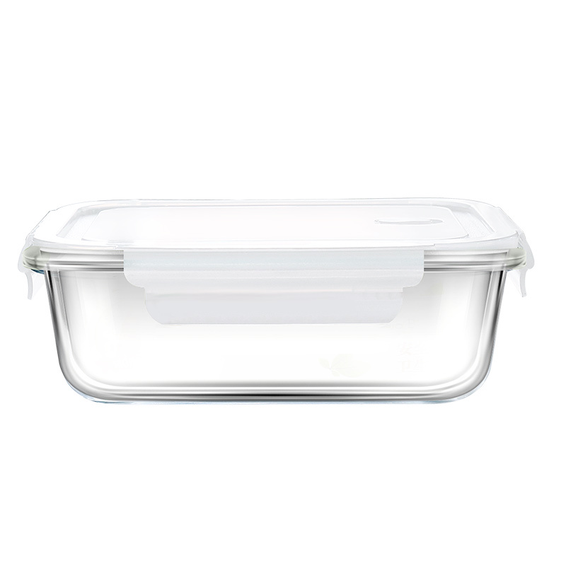 High-borosilicate Glass Modern Multifunctional Lunch Box Set Microwave-safe Heatable Leak Proof Dishwasher Safe Food Grade 3 view 2