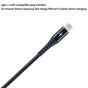 Cáp dữ liệu sạc nhanh ba trong một cho iPhone5/8-14 thế hệ cho điện thoại di động Samsung Xiaomi Huawei Oppo giao diện Type-C - Product Image 5