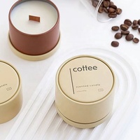 Emballage biodégradable de bougie Emballage rond en papier Conception environnementale Boîte cadeau personnalisée Tube en papier pour bougies cylindriques