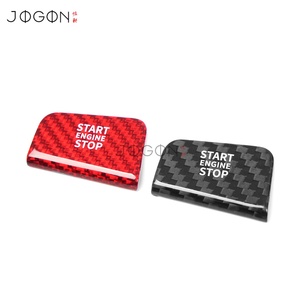 Cubierta de Botón de Encendido/Apagado del Motor para BMW <span class=keywords><strong>Serie</strong></span> 5, 7, X3, G60, G61, G70, G45, Adhesivo de Fibra de Carbono Real para el Interior del Coche - Product Image 5