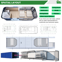 Hôtel capsule spatiale de luxe, chambre modulaire préfabriquée, maison mobile