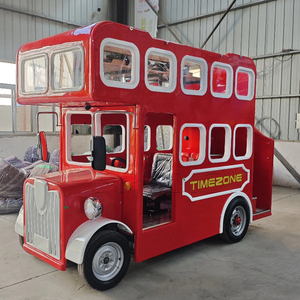 Bus touristique londonien à double étage en fibre de verre, sur mesure et à thème, pour la visite des parcs, à vendre - Product Image 6