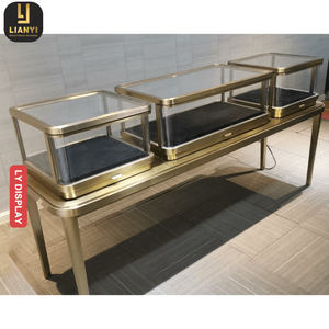 LIANYI Countertop Glass-covered Custom Display <b>Case</b> for Jewelry Necklace <b>Watch</b> Glasses Showroom Interior ODM/OEM Service - Product Image 3