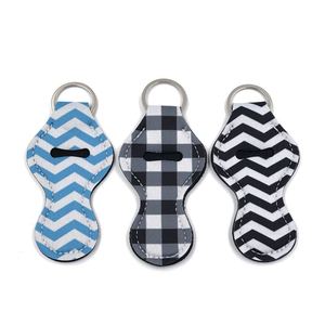 Estuche para Lápiz Labial con Llavero, Funda de Neopreno para Bálsamo Labial, Llavero con Logotipo Personalizado para Regalo de Navidad o Recuerdo de Fiesta - Product Image 1