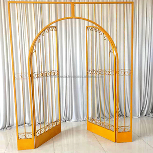 FURUN or métal mariage arc maison et extérieur fête événement décoration approvisionnement ouvrir et fermer la porte caractéristique - Product Image 2