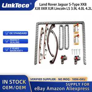 Kit de cadena de distribución Linkteco para Land Rover <span class=keywords><strong>Jaguar</strong></span> s-type <span class=keywords><strong>XK8</strong></span> XJ8 XKR XJR Lincoln LS 3.9L 4.0L 4.2L 1986-2014 AJ82290 AJ82325 - Product Image 2