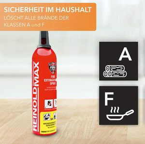 Extintor de Incendios para Automóvil XENOTEC Premium, Aerosol de 3 x 750 ml, Soportes de Pared con Montaje en Pared, Negro, Reutilizable, Hecho en China - Product Image 2