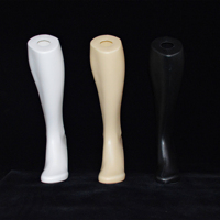 Modèle de jambe de mannequin en plastique, forme de jambe artificielle pour l'affichage en vitrine de bas longs et chaussettes, directement de l'usine