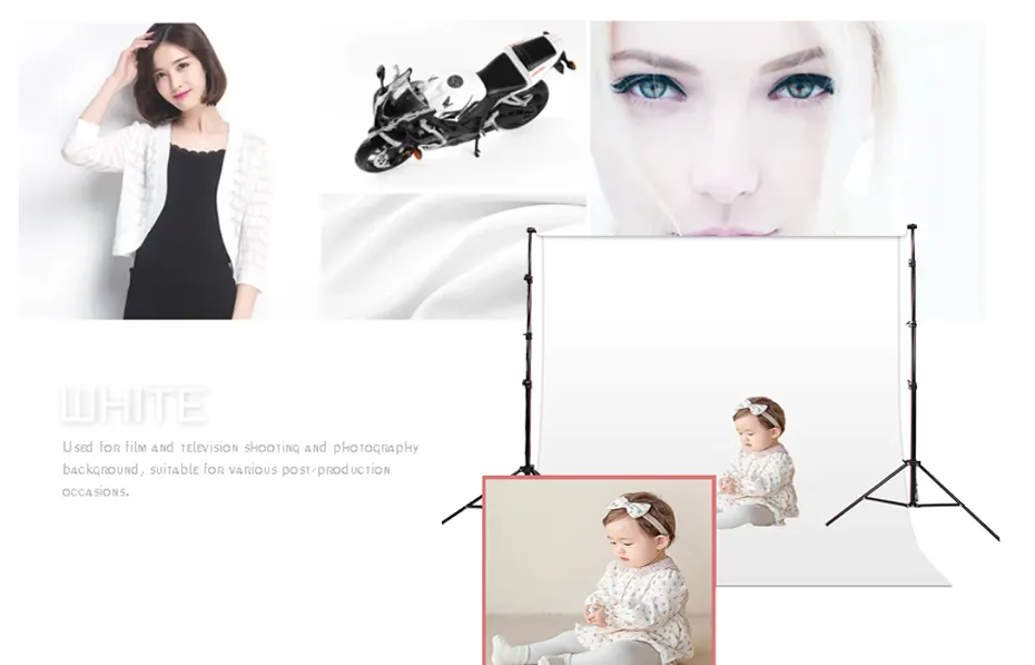 2 x 2 M Metal-Foto Softbox mit Stand und Kulisse Fotografie Hintergrundlicht für Studio für Video- und Live-Streaming-Shoots