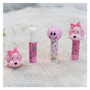 Bálsamo labial hidratante para niños, cara sonriente, forma de oveja rosa, personalizado - Product Image 6