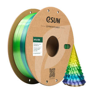 <span class=keywords><strong>ESUN</strong></span> Vente en gros <span class=keywords><strong>eSilk</strong></span>-PLA Filament d'imprimante 3D PLA en soie multicolore arc-en-ciel - Product Image 4