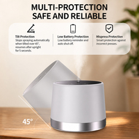Diffuseur d'huiles essentielles portable pour voiture et maison, anti-basculement, sans eau, avec réservoir d'huile de 10 ml