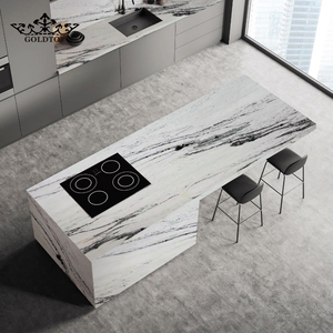 Dalles et carreaux de marbre blanc Panda de luxe TMZ STONE ODM OEM pour plans de travail et îlots - Product Image 2
