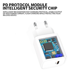 Adattatore universale per telefono cellulare a casa tipo-C cavo dati caricabatterie a muro QC 3.0 adattatore di alimentazione per E.U. Caricabatterie USB veloce 20W PD - Product Image 6