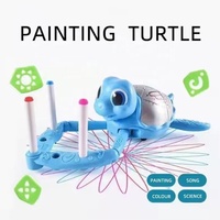 Nouveau Design Électronique Intelligent Peinture Tortue Robot DIY Enfants Dessin Jouets Pour Enfants Cadeau D'anniversaire