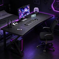 Table de jeu portable ergonomique pour ordinateur, avec structure métallique robuste et design moderne