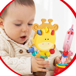 Hochet musical lumineux pour bébé avec ventouse puissante, jouet sensoriel Montessori pour 0-6 et 6-12 mois - Product Image 2