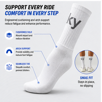 Chaussettes de cyclisme Sky Aero, respirantes et antidérapantes pour vélos de route et de montagne