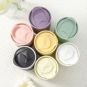 Mug de voyage portable en plastique (PC) écologique de 280 ml (10 oz) style dessin animé avec étui de protection en silicone réutilisable pour enfants - Product Image 3