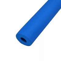 Tube d'isolation thermique en mousse de caoutchouc rouge de qualité B1, ignifuge, pour la climatisation et les conduites d'eau
