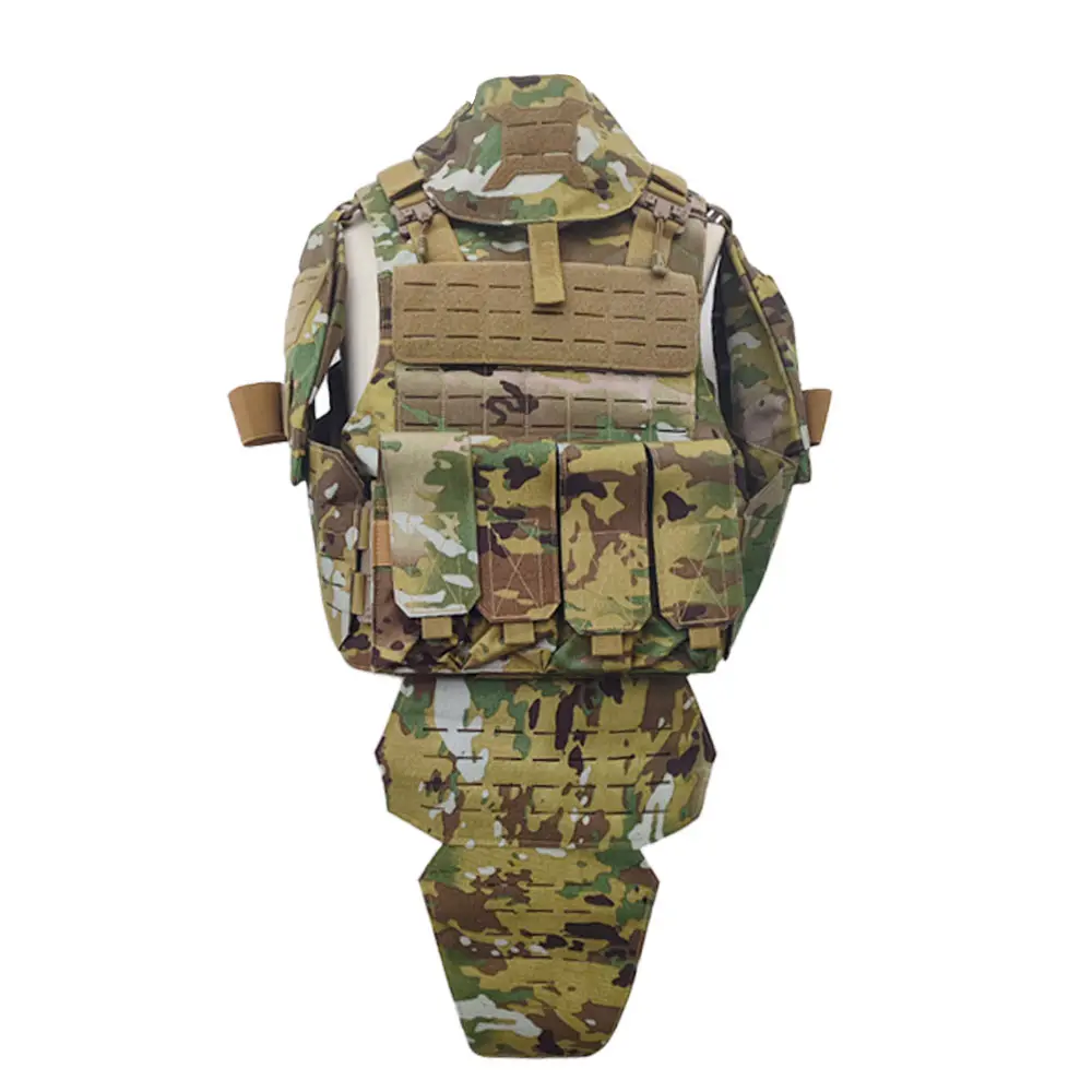 Шестерня для персональной защиты, L XL 1000D, оксфордская ткань, CP, цвет, тактическая пластина, боевой жилет без панели и пластины