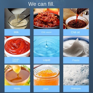 Máquina Manual de Envasado de Alimentos para Mantequilla de Cacahuete Líquido, Relleno de Motor, Envoltura de Papel de Plástico, Bolsas, Tipos de Embalaje de Película - Product Image 2