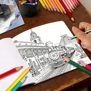 Cuaderno de Colorear Personalizado, MOQ Bajo, <span class=keywords><strong>Libro</strong></span> de Colorear con Diseño de Amigos Acogedores, Impresión de Libros de Colorear para Niños y Adultos, Material Escolar de Dibujo - Product Image 5