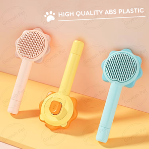 El más nuevo cepillo de autolimpieza para gatos, forma de Animal bonito, cepillo de pelo para el cuidado de mascotas con un clic - Product Image 2