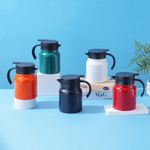 Tetera de Acero Inoxidable de 1000 ml, Recubrimiento Interior 304, Carcasa Exterior 201, Térmica al Vacío, con Asa, Logotipo Personalizado - Product Image 4