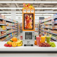 Máquina Expendedora de Smoothies, Licuadora de una Sola Taza, Mezcladora Comercial Inteligente para Granizados, Batidos de Frutas Frescas y Proteínas, Totalmente Automática