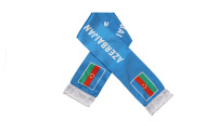 Nouveau produit écharpes caractéristiques AZERBAIJAN pour les écharpes personnalisées de drapeau de club de fan et de suiveur