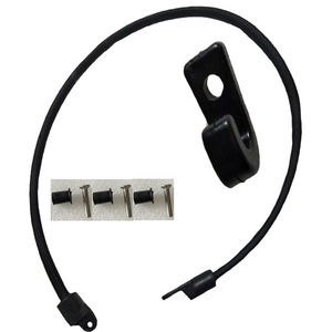 Accesorio para Kayak, gancho para cuerda de 50 cm, plástico con tornillos de acero inoxidable y tapas de goma para lagos, ríos, uso recreativo - Product Image 3