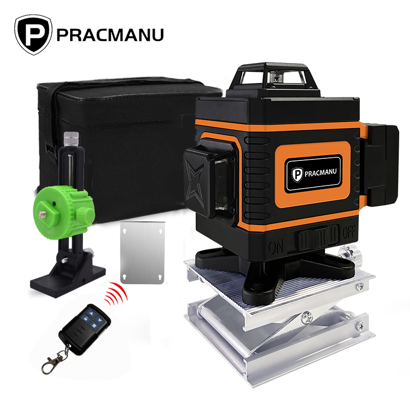 Лазерный уровень с автоматическим выравниванием горизонтальных и вертикальных поперечных линий в помещении и на улице