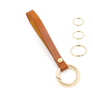 Genuine <b>Leather</b> <b>Keychain</b> Pendant, Handmade Gift Car Key Ring, Unisex <b>Keychain</b> - Product Image 2