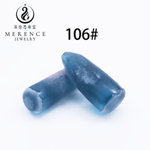 Merence Jewelry Aguamarina sintética #104 #105 #106 #108 #112 #113 #114 #119 #120 #149 #152 Espinela de materia prima sin cortar en bruto - Product Image 4