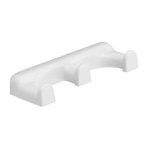 Percha de Plástico Blanca de 15.5 cm de Largo, 4 cm de Ancho y 30.5 cm de Alto para Almacenamiento de Ropa - Product Image 1