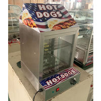 Machine à vapeur pour hot-dogs et réchauffeur de pains, présentoir commercial pour la cuisson des hot-dogs