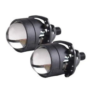 通用3英寸双发光二极管透镜200W H4高/低光束发光二极管前照灯灯泡6000K投影仪透镜汽车摩托车反射二极管芯片 - Product Image 2