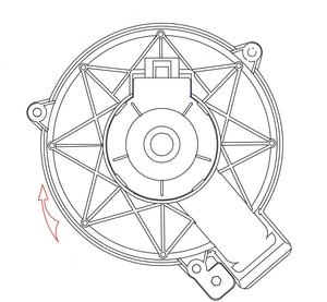 มอเตอร์พัดลมเครื่องปรับอากาศอัตโนมัติสำหรับฟอร์ดฟิวชั่น/ปรอทมิลาน06-09/ลินคอล์น Zephyr 06-/mkz 07-09 OEM 8E5Z19805A/8E5Z19805C - Product Image 3