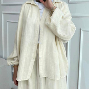 ชุดลำลองสตรี เสื้อเชิ้ตสีเขียวทหาร ชุดกระโปรง Smlxlxxl ชุดเดินทางที่มีสไตล์ - Product Image 4