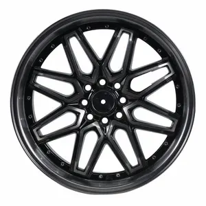 Flrocky wire rims high quality 17 inch hot selling casting aluminum alloy wheels car rims 100 114.3 pcd wire spokes hoops