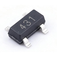 TL431 Circuito Integrado de Referencia de Voltaje Shunt Original, Ajustable de 2.5V a 36V, ±0.5%, 100 mA, PMIC