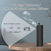 Diffuseur de parfum radar Crearoma, machine à parfum intelligente avec capteur, diffuseur d'huiles essentielles sans eau, nébuliseur mural à brancher, machine à parfum