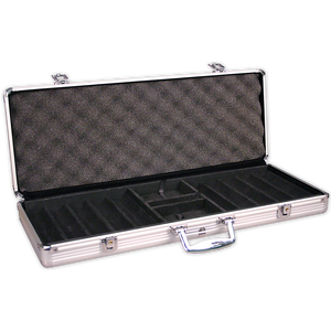 เคสอลูมิเนียมชิปโป๊กเกอร์เหมาะกับ500ชิปสำหรับการเดินทางเพื่อธุรกิจ-กระเป๋าและเคสที่ทันสมัยและทนทาน - Product Image 3