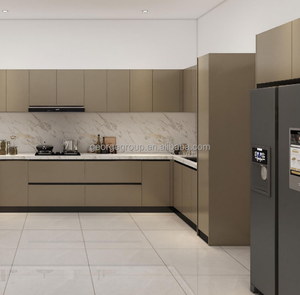 George Group Garantie de satisfaction Armoire de cuisine modulaire Plan de travail en marbre Évier Robinet <span class=keywords><strong>5</strong></span>+ tiroirs - Design moderne pour usage domestique - Product Image 2