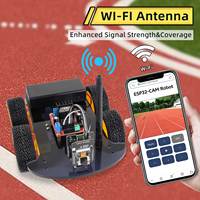 Kit de Coche Robótico Inteligente Keyestudio ESP32-CAM para Principiantes, Programable, 4WD, con Monitoreo WIFI y Cámara, para Arduino y ESP32