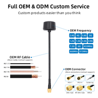 Antenne de communication directionnelle verticale pour drone FPV 3.3GHZ, extérieure, gain 5DBI, matériau ABS, impédance 50 Ohm, 5.8G FS-L11